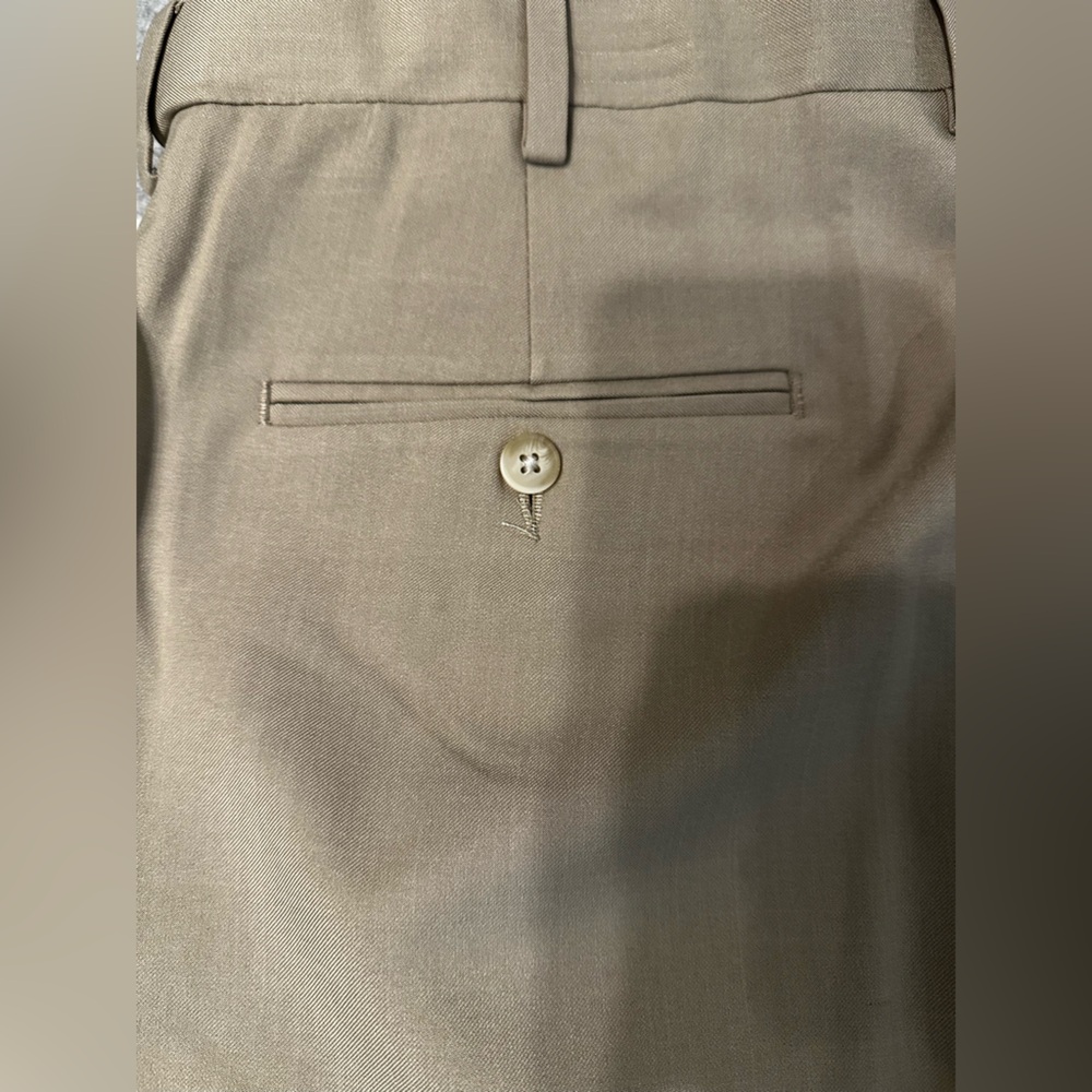 Haggar Khaki Chinos Classic Straight-Leg Dress Pant - Picture 9 of 9